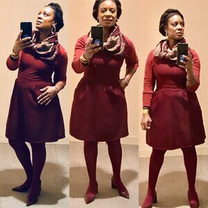 Unbranded Burgundy Dress
